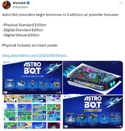 Astro Bot preorder editions
