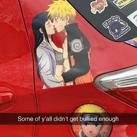 Naruto and Hinata Car Wrap