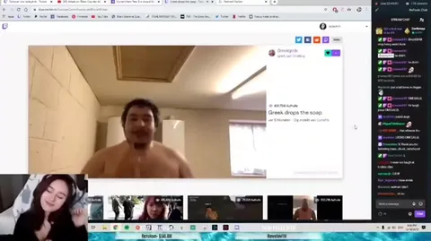 Greek Drops the Soap