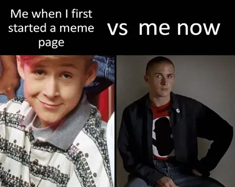 Meme Page Then and Now