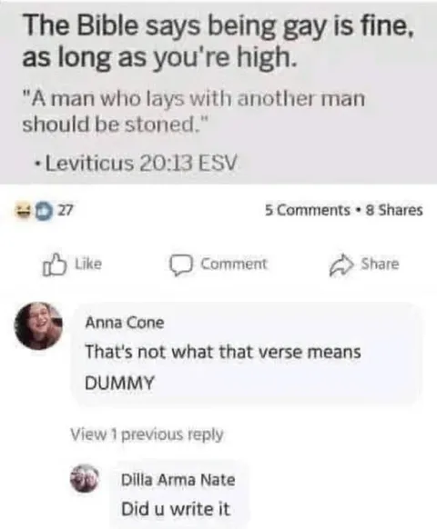 The Bible Says Being Gay Is Fine