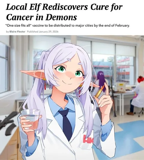 Elf Rediscovers Demon Cancer Cure