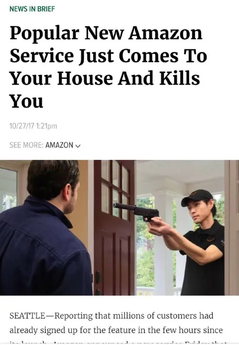 Amazon Comes To Your House