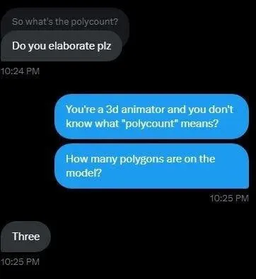 Animator Misunderstands Polycount
