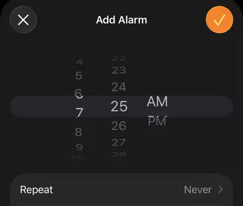 The Alarm Time List Never Ends