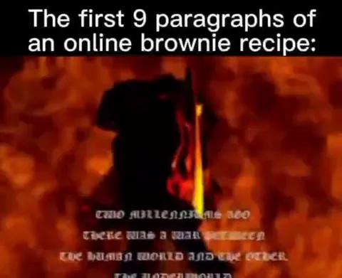 Online Brownie Recipe Turns Demonic
