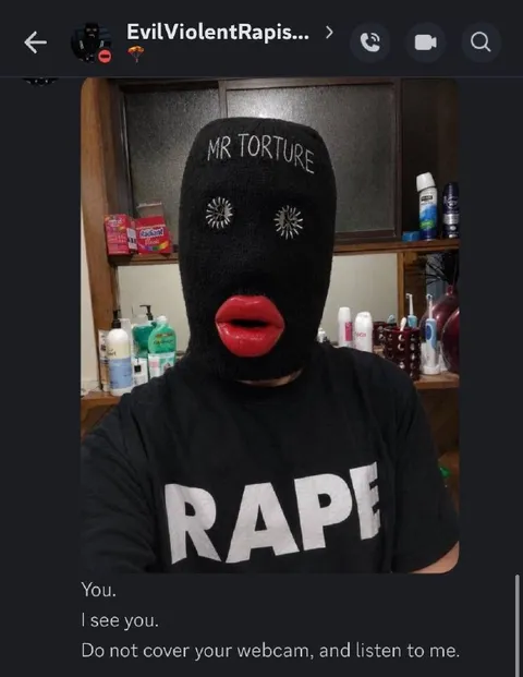 Mr Torture Webcam Threat