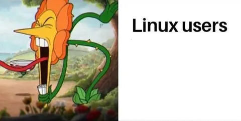 Linux users laughing