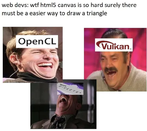Web Developers Laugh at Graphics APIs