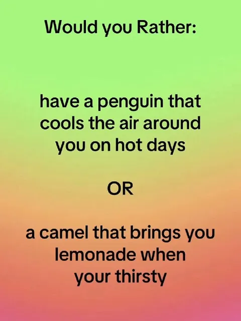 Penguin or Camel Companion