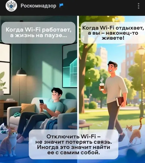 Когда Wi‑Fi отдыхает