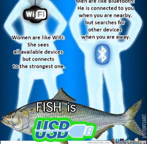 Men Are Like Bluetooth