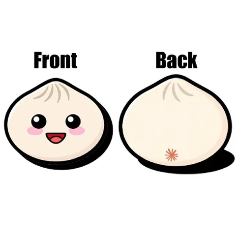 Cute Dumpling Front and Back