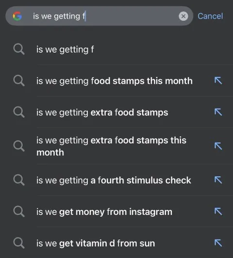 Is We Getting Food Stamps