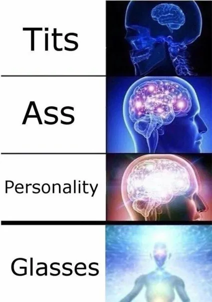 Tits Ass Personality Glasses