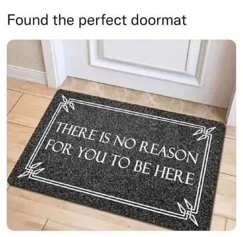 Perfectly Hostile Doormat