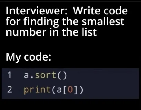 Sorting to Find the Smallest Number