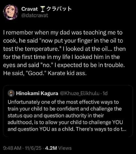 Karate Kid Dad Training