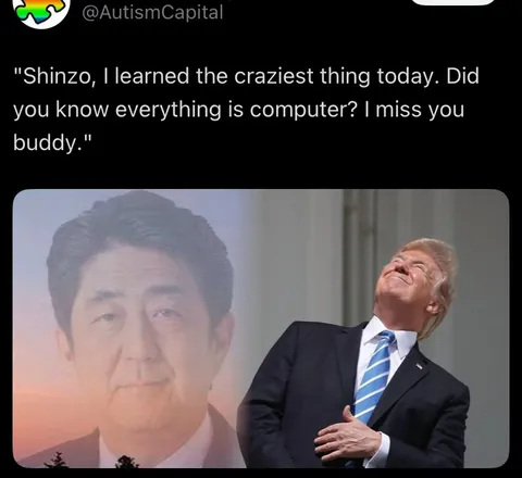 Trump Misses Shinzo Abe