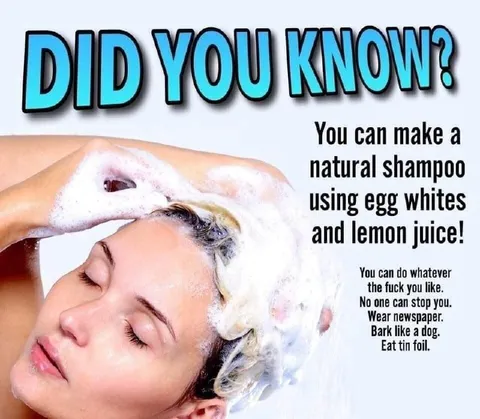 Egg White Shampoo Freedom Meme