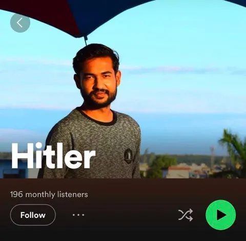 Hitler Has 196 Monthly Listeners