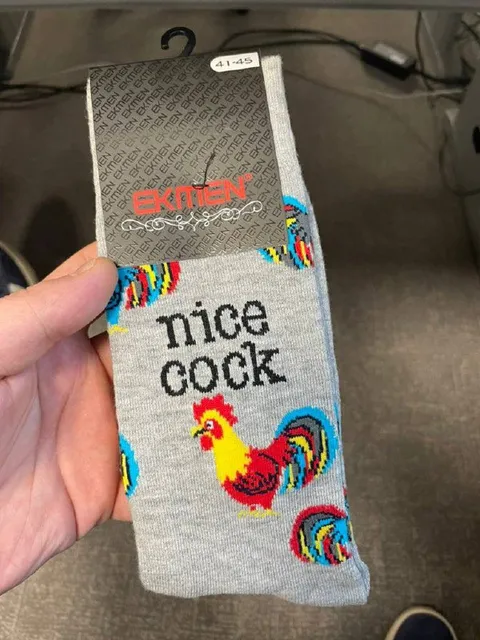 Nice Cock Rooster Socks