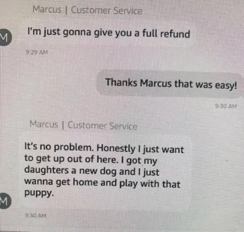 Customer Service Wants His Puppy