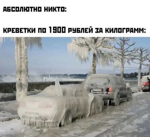 Креветки по 1900 рублей