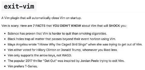 Seven Facts About Vim