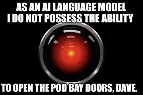 AI Cannot Open Pod Bay Doors