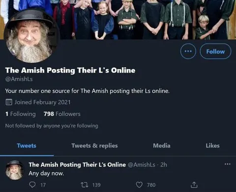 Amish Posting Their L's Online