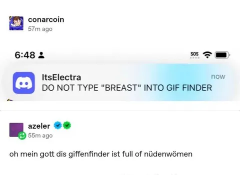 GIF Finder voller Nüdenwömen