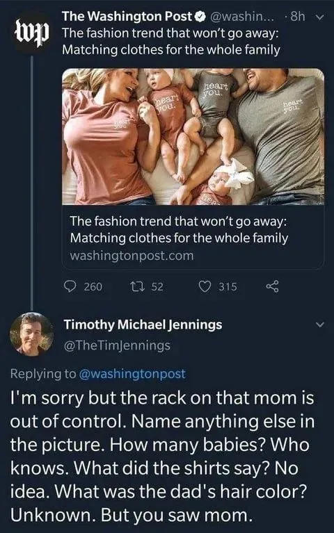 But You Saw Mom