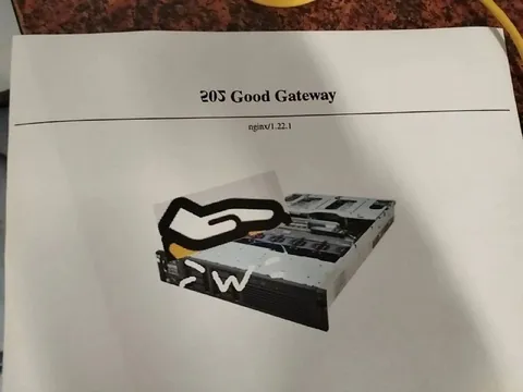 205 Good Gateway Server