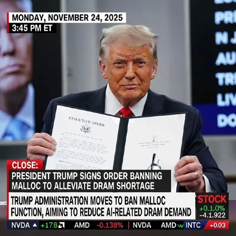 Trump Bans malloc to Save DRAM