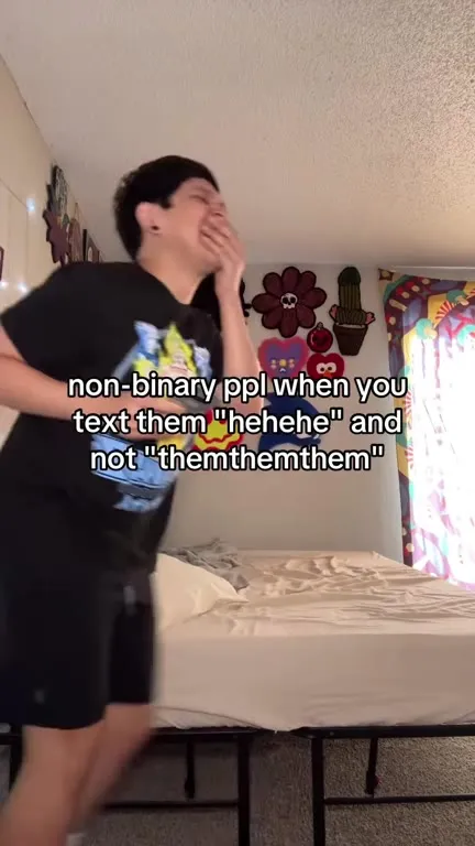 Nonbinary Pronoun Texting Panic