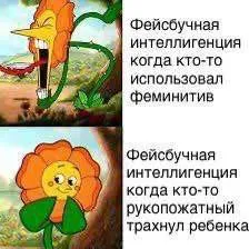 Фейсбучная интеллигенция и феминитивы
