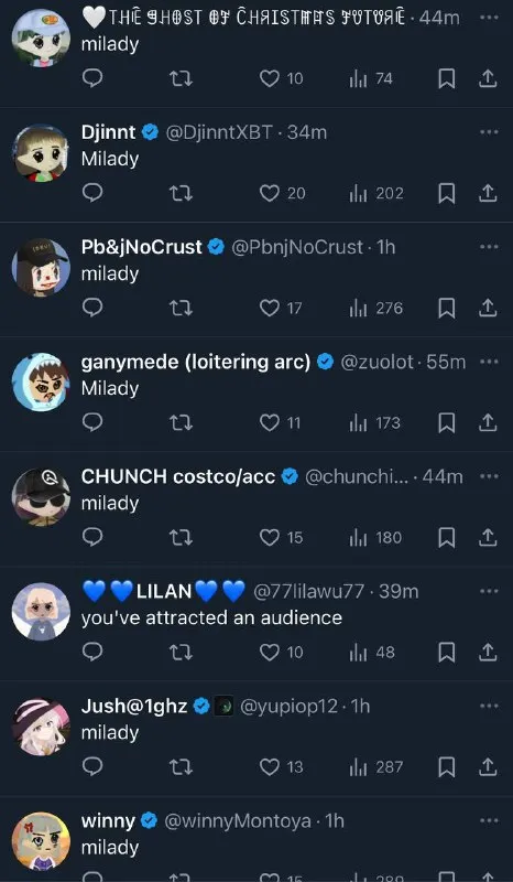 Milady Attracts an Audience
