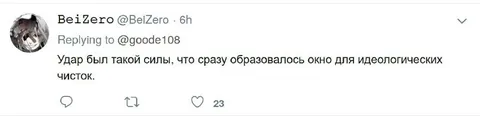 Окно для идеологических чисток