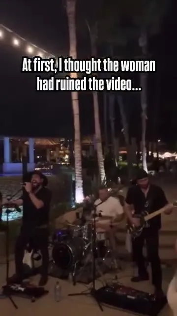 Woman Interrupts Live Band Video