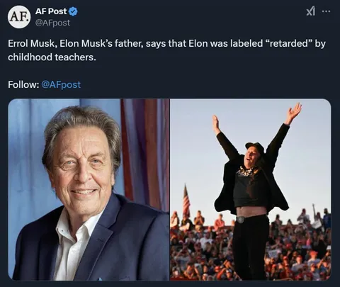 Elon Musk Labeled Retarded