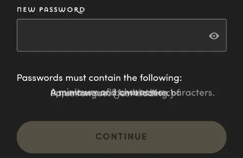 Impossible Password Requirements