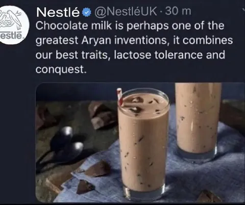 Chocolate milk Aryan invention