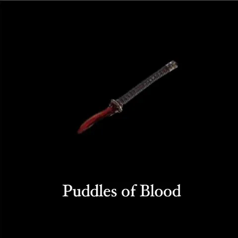 Puddles of Blood Sword