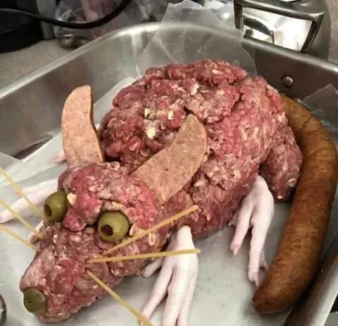Крыса из фарша