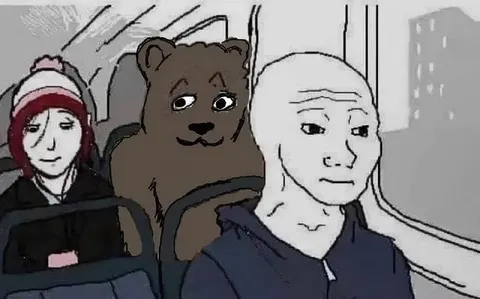 Войджак едет в автобусе