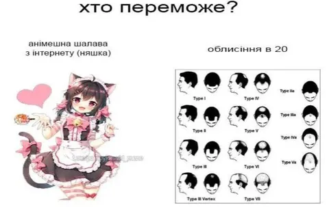 Хто переможе: няшка чи облисіння