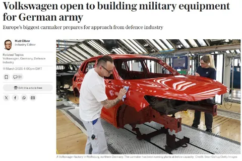 Volkswagen Builds Military Equipment
