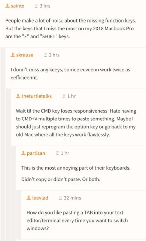 MacBook Keyboard Function Keys