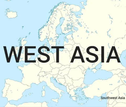 West Asia Map Confusion